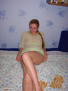 Russian Amateur Blonde Wife 106