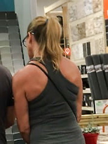 Hot Milf Trying Her Best To Be Seen