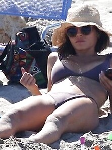 Jenna Dewan Wearing A Bikini In Malibu