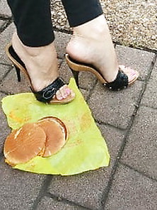 Melania's Heels And Cheeseburgers