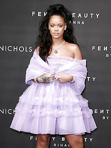 Rihanna Fenty Beauty Launch In London 9-19-17