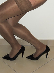 Zara Black Heels