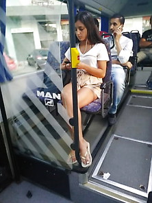 Hot Teen At Bus