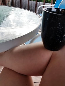 Mommy's Morning Coffee On The Deck Housewife Milf Tease