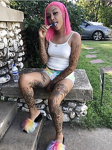 Pinkyymontana Ghetto Tattoos
