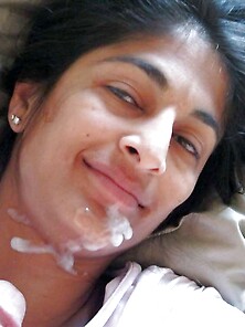 Indian Wifey Facial Cumshot