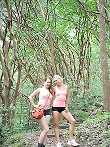 Nude Hike With Lena And Melody