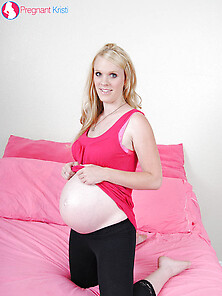 Pregnant Blonde Pink Black