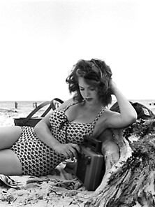 Vintage Playboy Model Showing