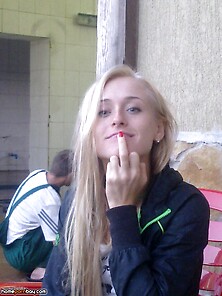 Beautiful Blonde Russian Girl 2