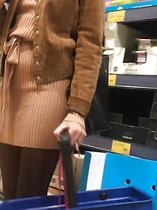 Another Great Day In Supermarket - Sexy In Pantyhose