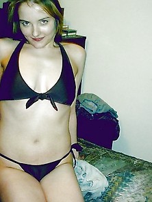 Stacy Tiny Black String Bikini