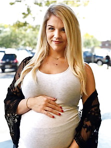 Pregnant Blond Busty Preggo Milf Gets Massive
