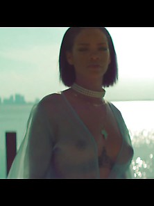 Rihanna Seethrough Nude