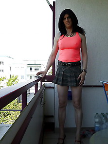 Sandralein33 Shoolgirl In Mini Skirt