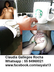 Tetona Del Starbucks San Angel Relox Cdmx,  Tetas Gratis