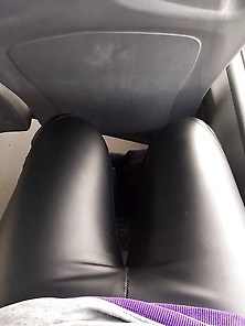 Leggings Leather In The Bus