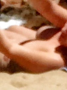 A Gorgeus Spanish Girl Naked In Public Beach