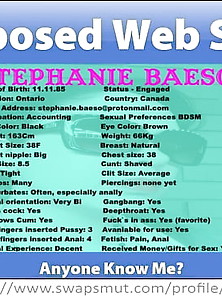 Stephanie B Exposed Web Slut