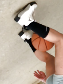 Teen Playing Basketball In Booty Shorts Please Comment