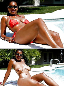 Clothed And Nude 15 - Ebony Girls