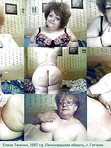 Dressed Undressed! Russian Sexy Granny!