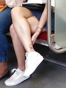 Candid Legs And Feet....
