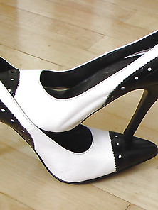 Black And White Heels
