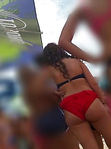 Spy Pool Sexy Ass Bikini Romanian
