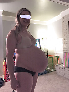 Milf 9 Months Pregnant