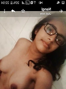 Indian Girl Showing Her Tits And Wet Pussy