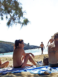 Lovely Greek Girls,  One Topless