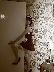 Naughty Maid In Stockings