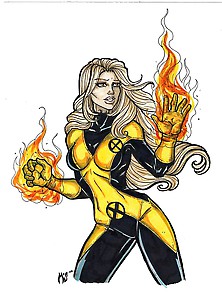 X-Men Hotties Magma (Amara Juliana Olivians Aquilla)