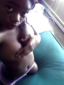 Ebony Chick With Big Breast
