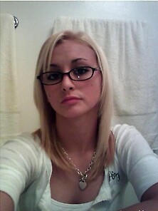 Cute Girl With Glasses Selfshoot
