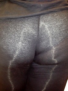 My Wife's Ass In Black Leggings.  Part 1