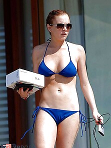 Lindsey Lohans Bikini Wear