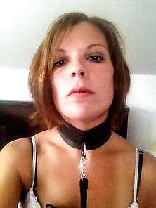 Collared And Leashed Wife Erin