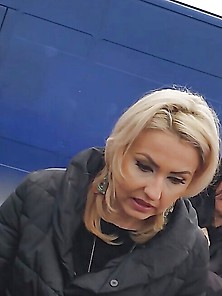 Spy Sexy Blonde Face Woman Romanian