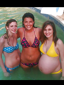 Pregnant In A Bikini