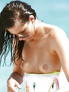 Karina Jelinek Argentine Model Topless March 2016