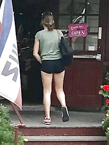 Great Legs And Ass In Short Shorts