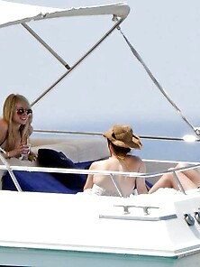 Avril Lavigne Bathing Suit Again In St Tropez