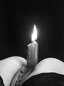 Perfect Storm - Beautiful Woman Playing With Candle Wax