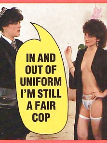 Jo Guest As A Stripping Policewoman