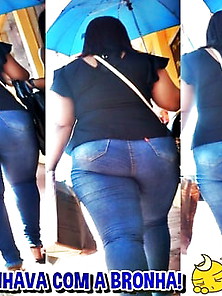 Hiper Mom Cavala Malhada De Jeans - Big Mom Sexy Ass Ebony