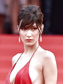 Bella Hadid Upskirt In Cannes