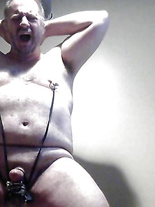Parachute Ball Stretcher With Clothespins On Nipple