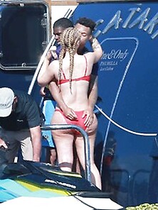 Iggy Azalea Wearing A Bikini On A Yacht In Cabo San Lucas